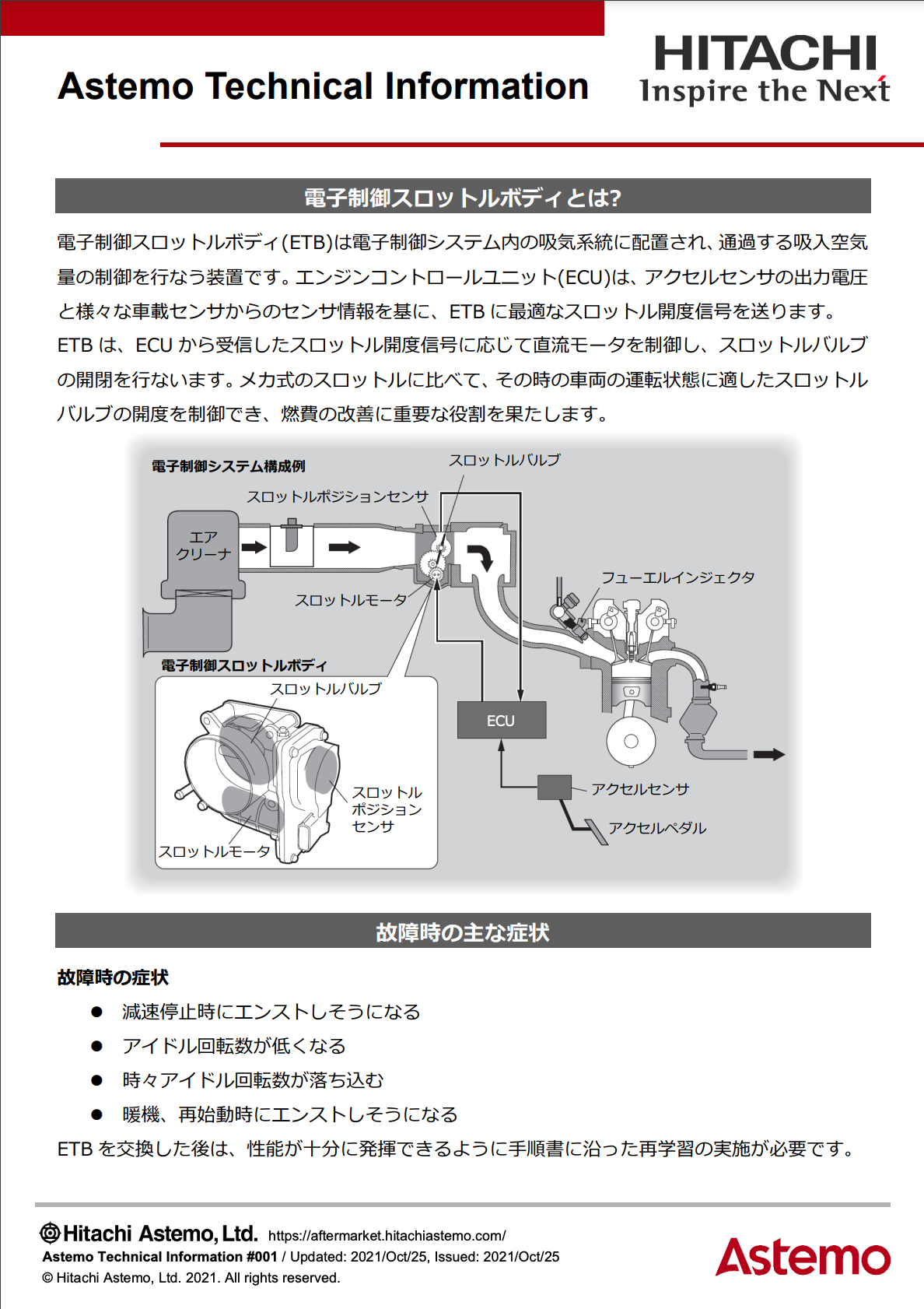 Astemo Technical Information